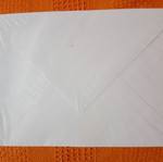 White envelopes 12.5 X 17.5