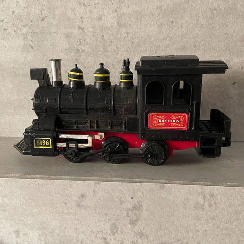Train wagon used plastic decorative 23 cm