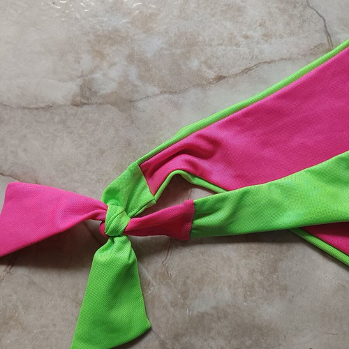 Kayak bikini bottom new, pink and green, size M