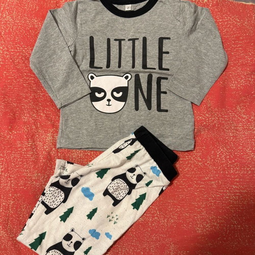 Panda children's pajamas Little One set size 2 years like new unisex