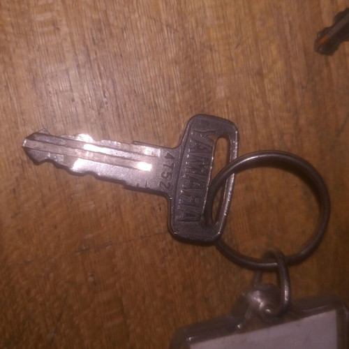Yamaha central switch key new, for XT400 1977 and other models