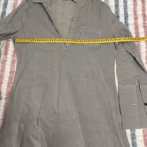 Saint Tropez striped shirt dress size L like new