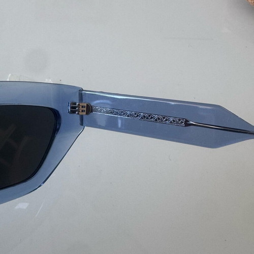 AV Sunglasses rectangular sunglasses new, transparent purple/blue