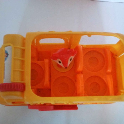 Leap Frog children's school bus used with figure