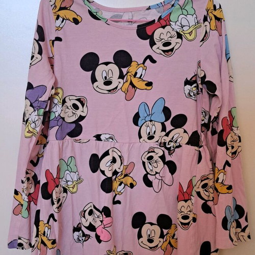 Mini Mouse dress used for 6-7 years pink H&M