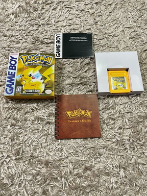 Pokemon Yellow Gameboy Color σαν καινούργιο με κουτί και manuals