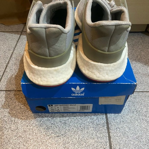 Adidas EQT Support 93/17 shoes like new, gray, size 43