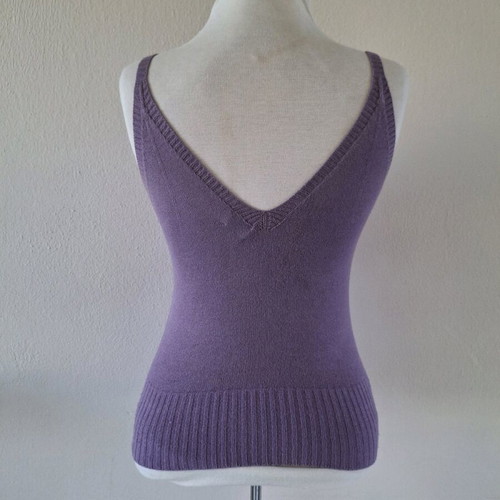 Stefanel knitted top purple like new, size L