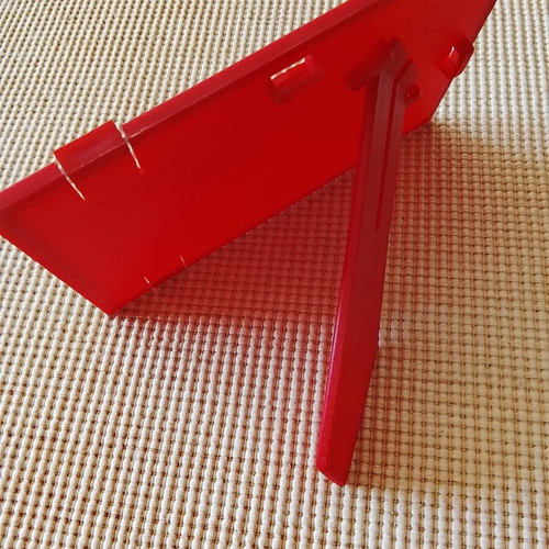 Plastic children's photo frames in red, like new