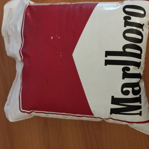 Marlboro vintage beach bag pillow used