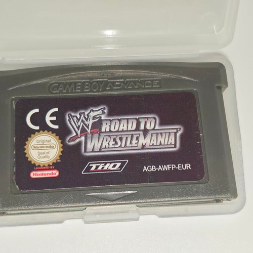 Nintendo GBA WWF Road To Wrestle Mania cartridge like new