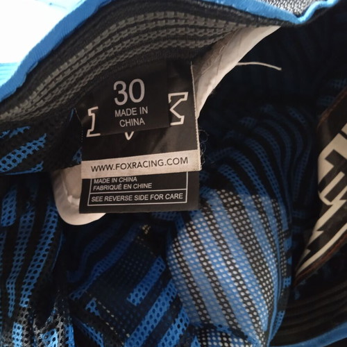Fox 360 Motorcycle Pants used, size 30, with soft knee and hip protectors