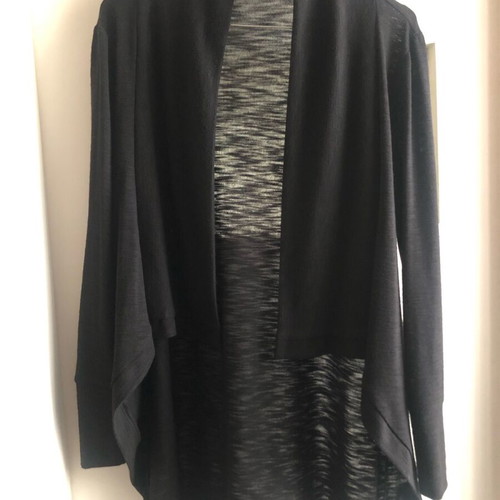 Billy Sabbado asymmetrical black cardigan S like new