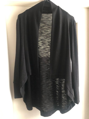 Billy Sabbado asymmetrical black cardigan S like new