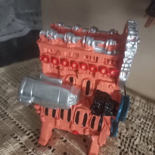 Mini Car Engine Decorative Model like new