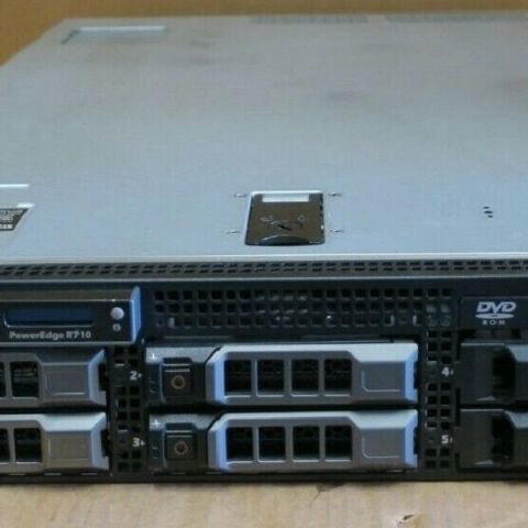 Dell PowerEdge R710 Server Refurbished, Dual Xeon, 32GB RAM, 16TB SAS
