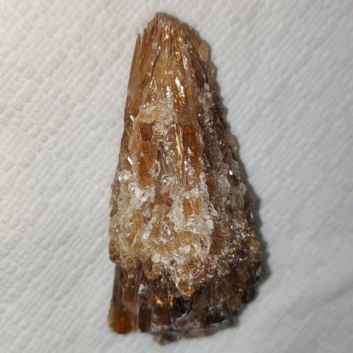 Raw natural amber 38g used, collectible mineral
