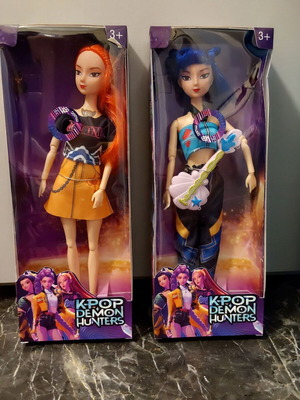 K-Pop Demon Hunters Collectible Dolls Mira & Zoe Set of 2 New