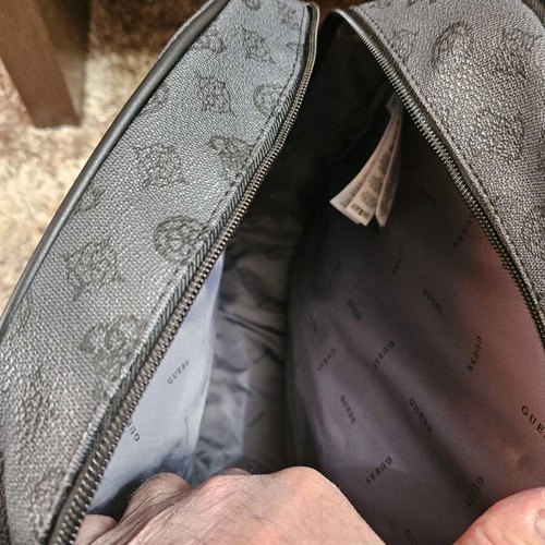 Guess backpack new, black and gray