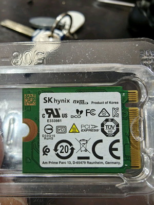 NVMe SSD SK hynix M.2 PCIe 256GB used