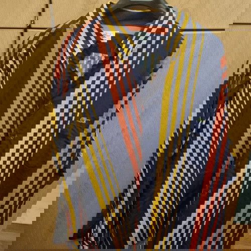 Lacoste мъжка риза XXL употребявана веднъж, цветна