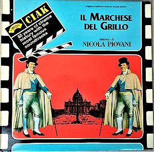 Βινύλιο IL MARCHESE DEL GRILLO Nicola Piovani Original Soundtrack CIAK 1983 LP
