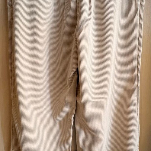 Beige corduroy pants H&M Large like new