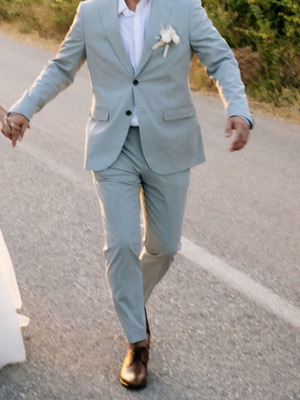 Aristoteli Bitsiani suit veraman color slim fit like new, size 46