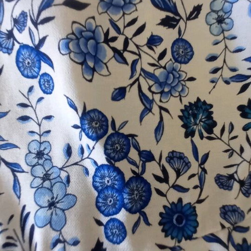 Floral blue dress like new, size XS