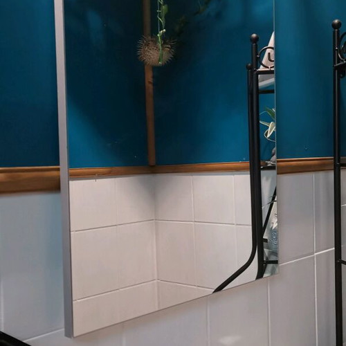Bathroom mirror used, 68x52 cm