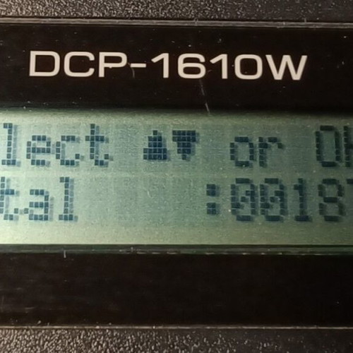 Brother DCP-1610W Black and White Laser Multifunction Printer like new