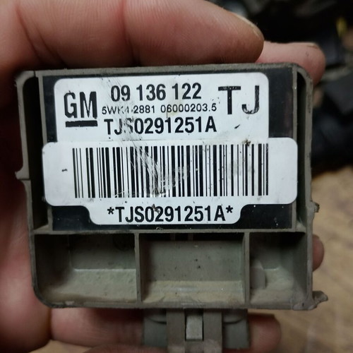 Sensor 09136122 for Opel Vectra B, used, airbag (T)