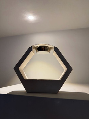 Minimal polygonal aroma diffuser made to order from porcelain