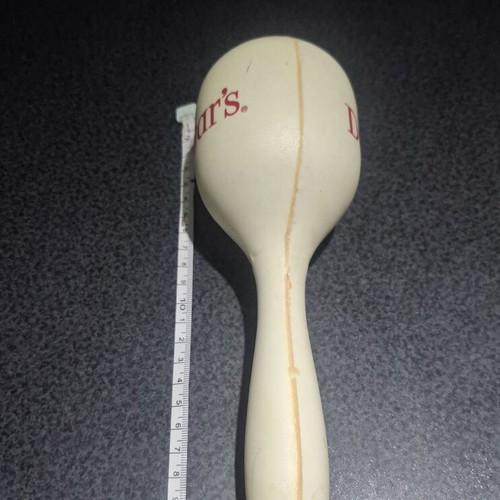Dewar's vintage promotional maraca, bar memorabilia