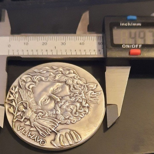 Olympic Games Athens Replica Medal 1896 Silver