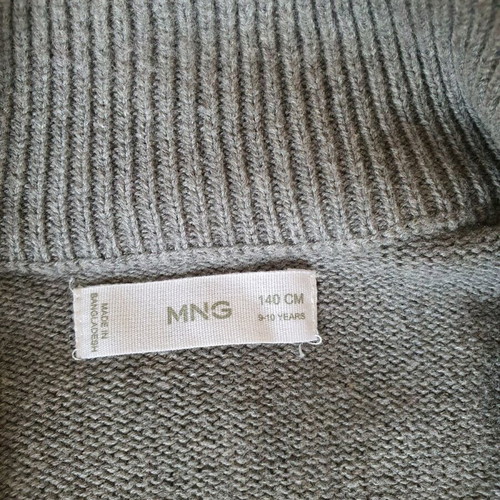 Mango grey sweater like new, size 134 cm