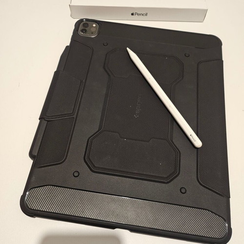 Ipad Pro 12.9 M2 2TB 5G like new with Pencil 2 and Spigen Armor case