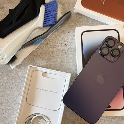 iPhone 14 Pro Max 128GB like new, purple, dual SIM