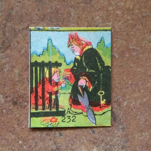 Lithograph card A232 collectible Hansel & Gretel Phlebotomos new