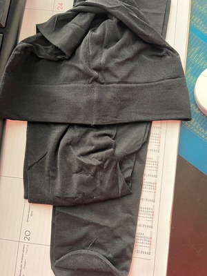 Black nylons and elastane socks size M new