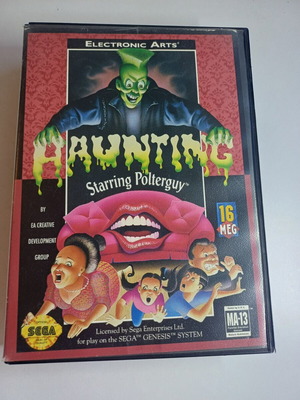 Haunting Sega Mega Drive game cartridge