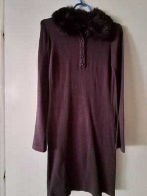 Knitted dress like new, purple, size S