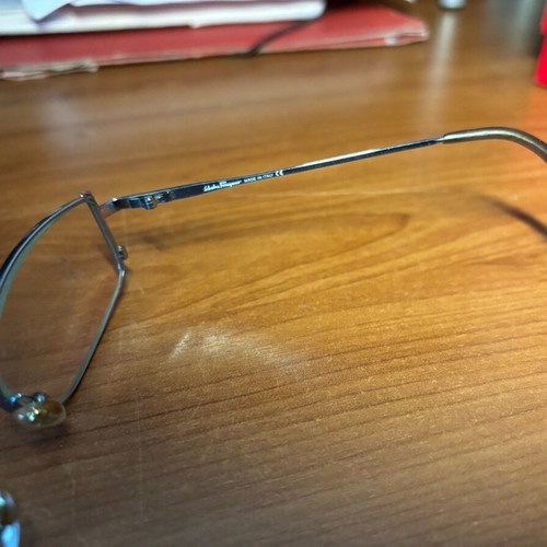 Salvatore Ferragamo Women's Eyeglasses like new, silver