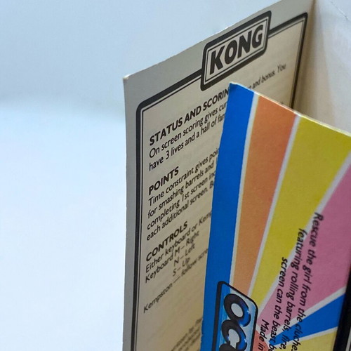 Kong 1983 Spectrum ZX tape cassette used, complete with manual