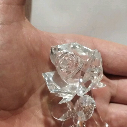 Swarovski rose like new without box