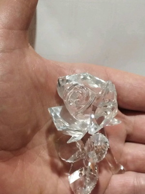 Swarovski rose like new without box