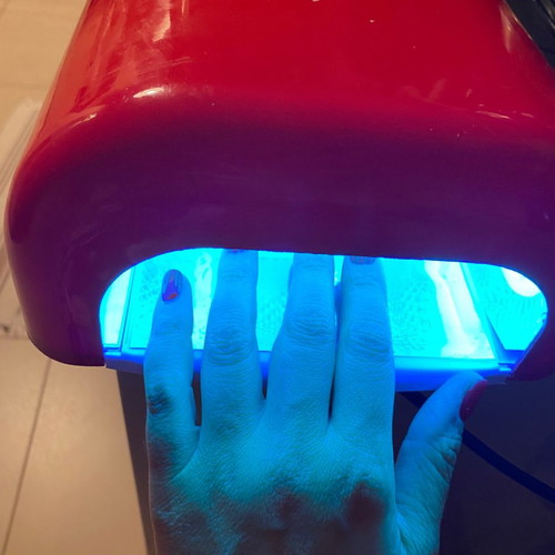 36 Watt Gel Curing UV Lamp for Semi-Permanent Manicure used