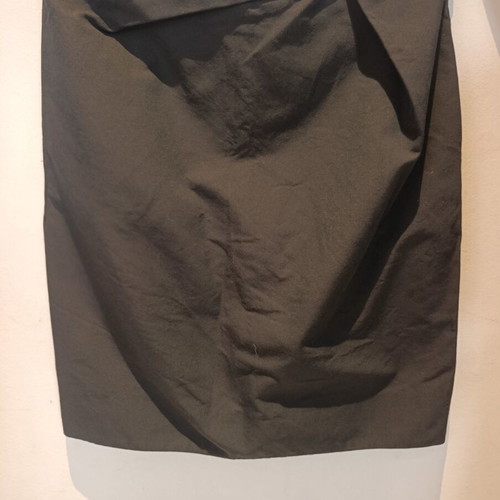 Marni skirt black like new, asymmetric draped pleats, size IT 44