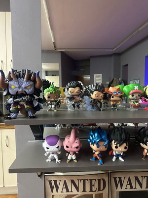 Funko Pop pack like new, One Piece, Dragon Ball, Naruto