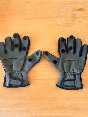 Tactical gloves with 3-finger opening like new, size Medium